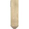 Ekena Millwork Merced Arts and Crafts Rough Sawn Bracket w/ Offset Brace, Douglas Fir, 8"W x 22"D x 30"H BKT0806X22X30MRC03RDF - alternate 3